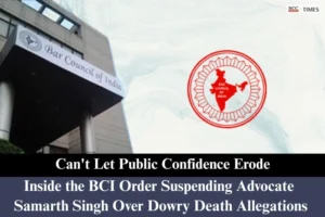 BCI suspension of Advocate Samarth Singh