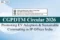 CGPDTM sustainable commuting circular 2026