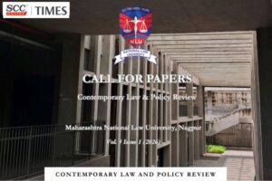 CLPR MNLU Nagpur call for papers 2026 law journal submissions