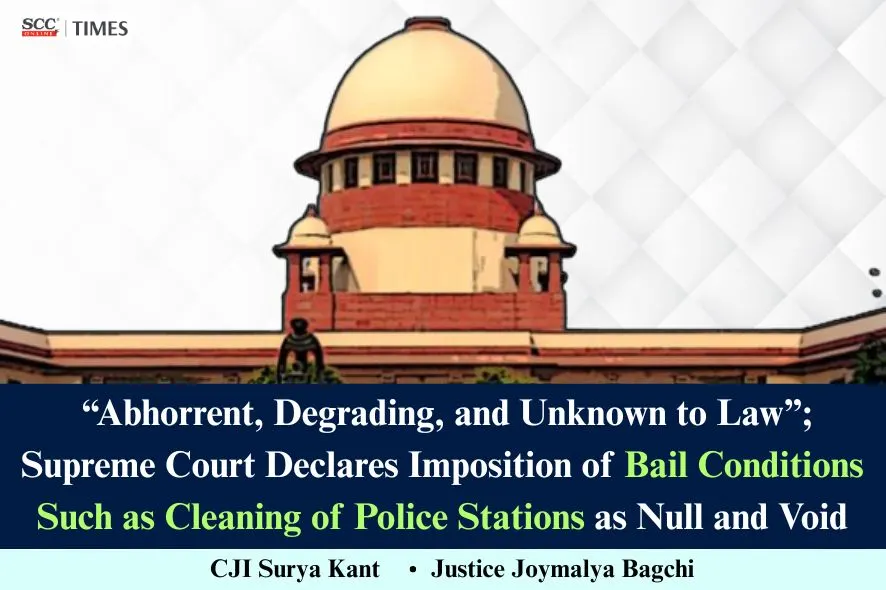 Cleaning Police Stations as Bail Condition