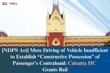 Constructive Possession of Passenger's Contraband