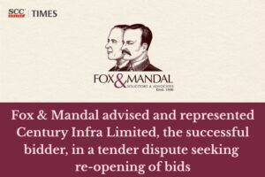 Fox and Mandal Century Infra tender dispute e auction