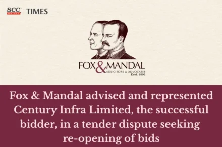 Fox and Mandal Century Infra tender dispute e auction