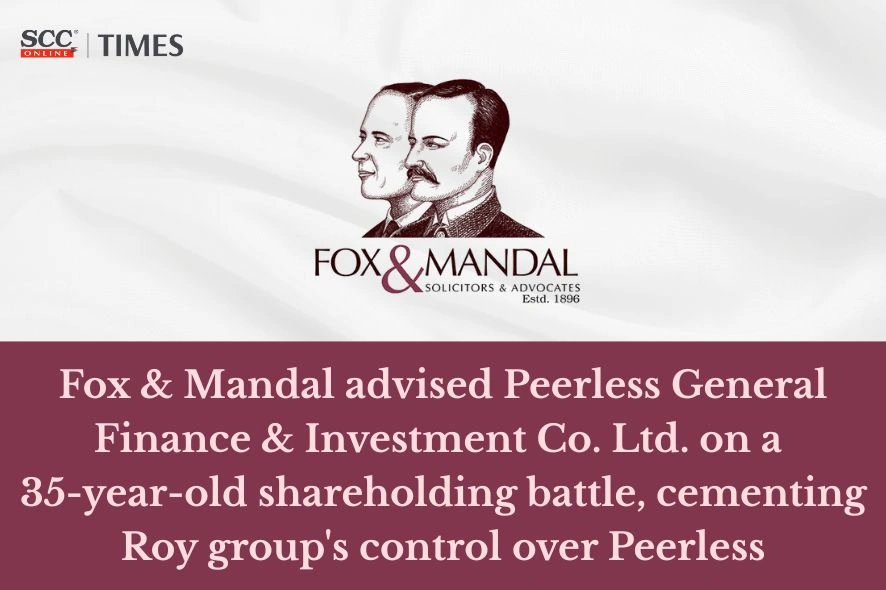 Fox and Mandal Peerless NCLAT ruling corporate dispute