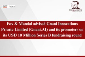 Gnani AI Series B funding Fox and Mandal 2026