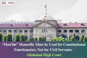 'Hon'ble' honorific