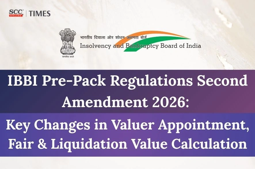 IBBI Pre-Pack Second Amendment 2026 Valuation Rules
