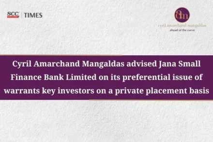 Jana Small Finance Bank preferential issue CAM Advisory