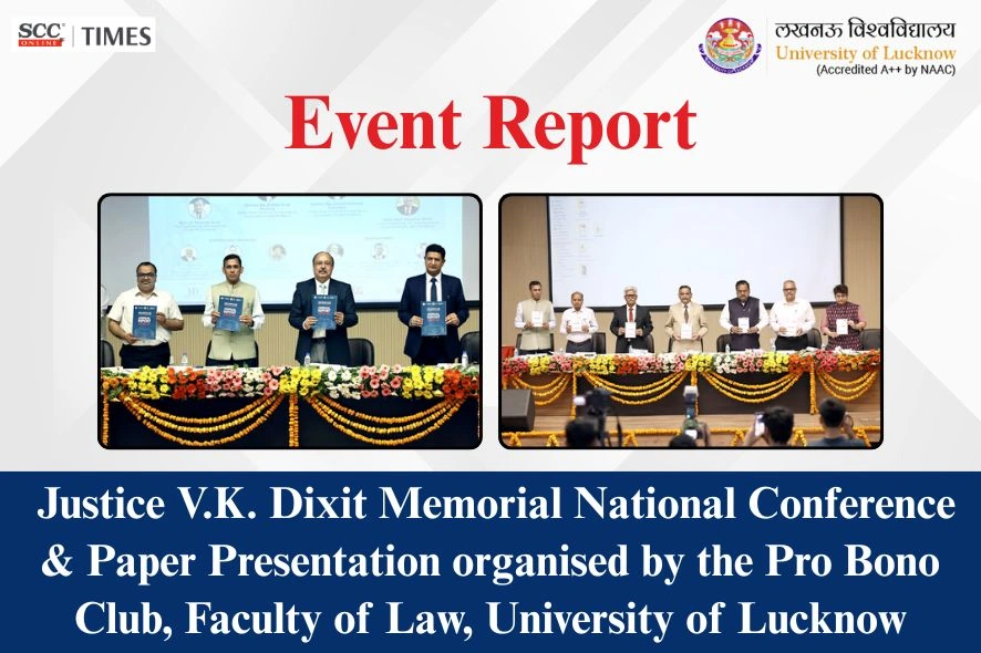 Justice VK Dixit Memorial National Conference 2026 Lucknow University