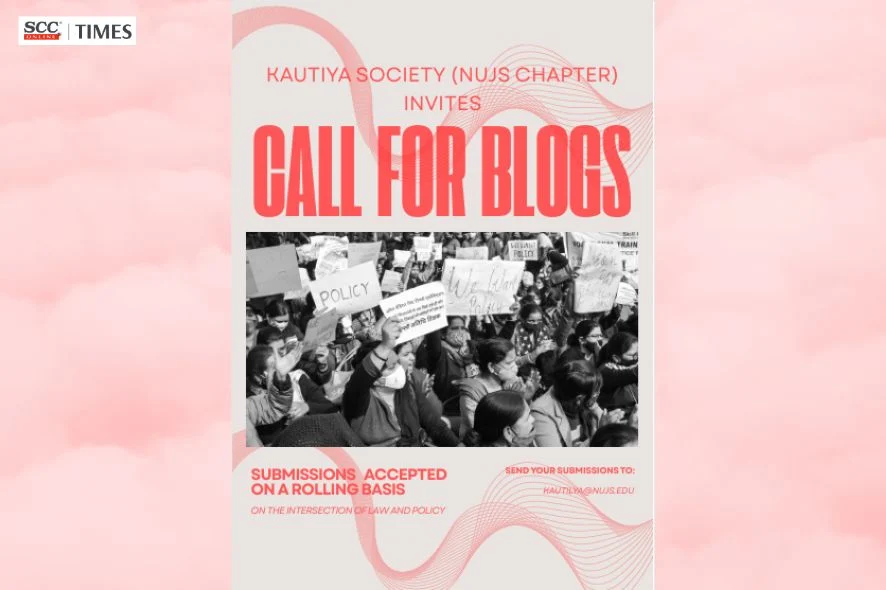 Kautilya Society NUJS blog submissions law policy