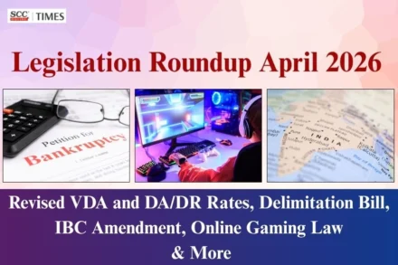 Legislation Roundup April 2026