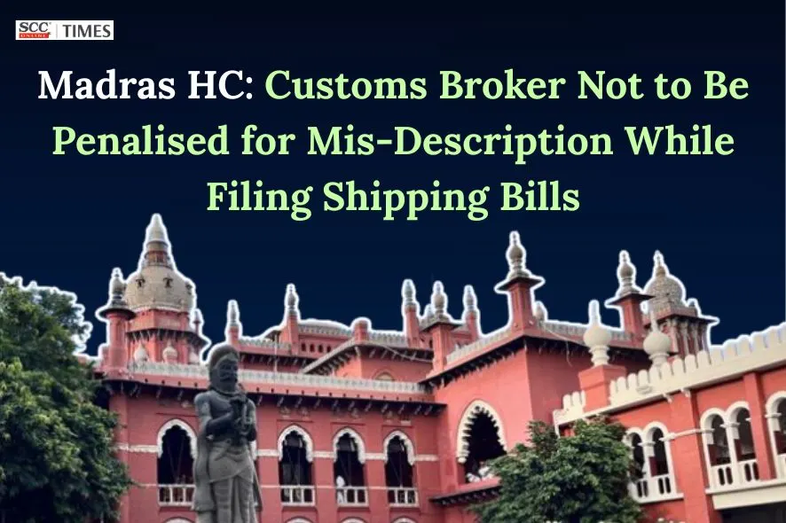 Mis-description in filing shipping bills