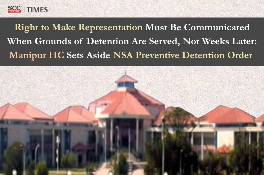 NSA preventive detention order right to representation
