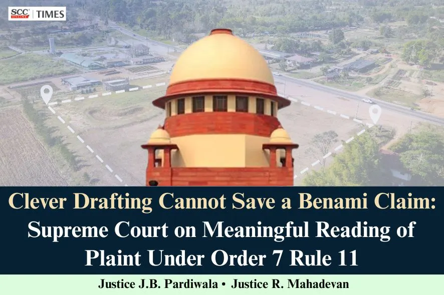 Order 7 Rule 11 CPC rejection of plaint meaningful reading