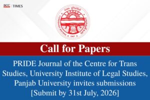 PRIDE Journal Centre for Trans Studies call for papers 2026