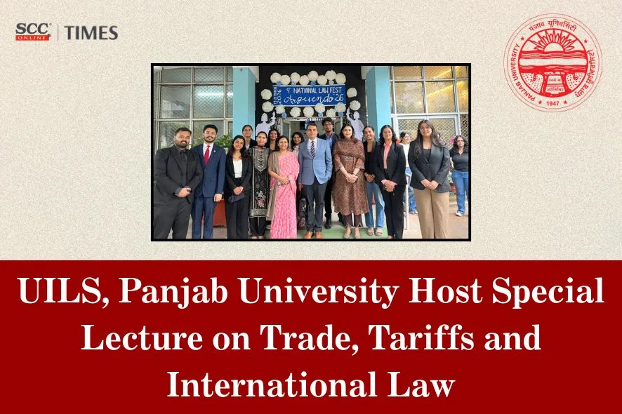 Prabhash Ranjan WTO trade law lecture Chandigarh 2026