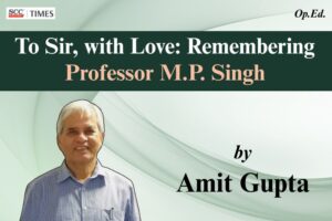 Professor MP Singh tribute constitutional law India