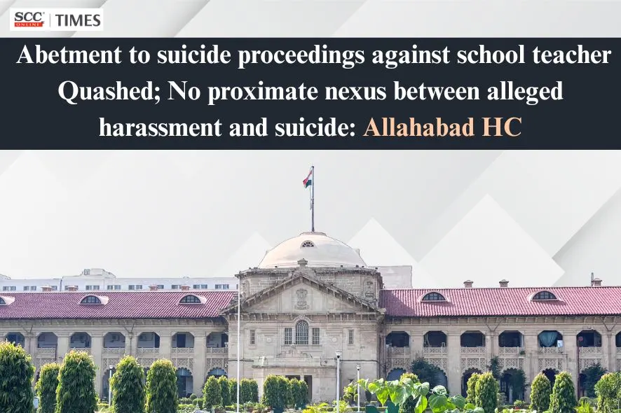 Proximate Nexus Between Harassment and Suicide
