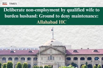 Qualified wife not entitled to maintenance