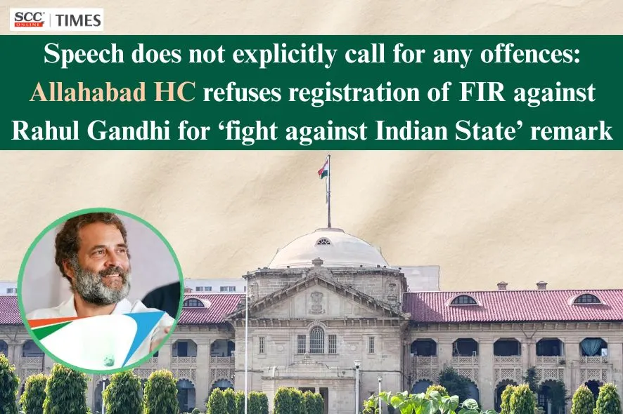 Rahul Gandhi fight against Indian State