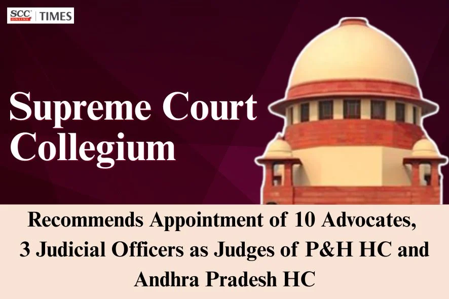 SC Collegium recommends