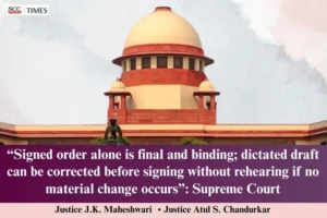 Signed order prevails over oral dictation