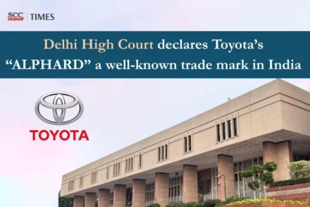 Toyota ALPHARD well-known trademark in India