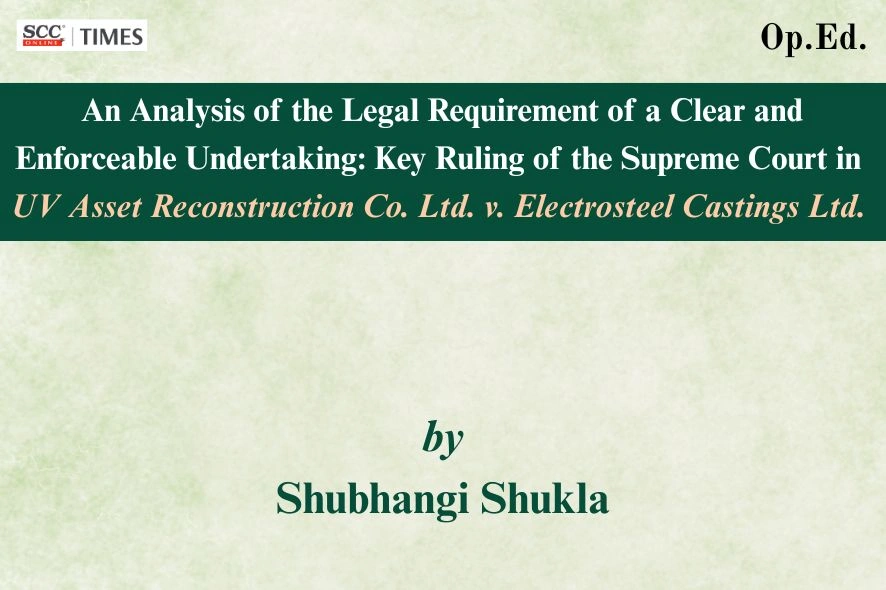 UV Asset Reconstruction Electrosteel Castings guarantee analysis