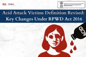 acid attack victims definition RPWD Act 2026