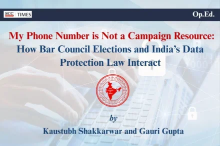 Bar Council elections data protection law India analysis