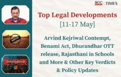 weekly Legal Developments India