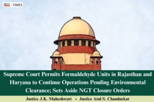 Formaldehyde units environmental clearance judgment