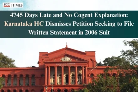 condonation of delay written statement exceptional circumstances
