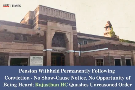 pension withheld permanently by an unreasoned order