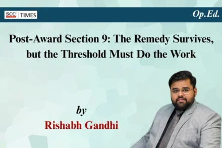 post award section 9 arbitration Supreme Court Home Care case analysis