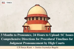 procedural timelines for judgment pronouncement