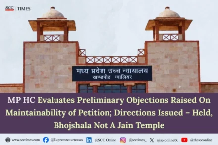 Bhojshala Directions Jain Temple Objections