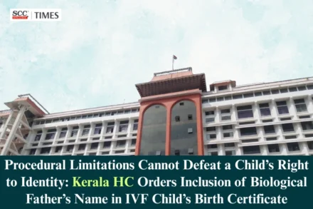 Biological father name in birth certificate IVF child