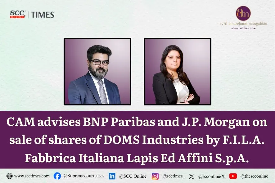 CAM advises BNP Paribas and J.P. Morgan