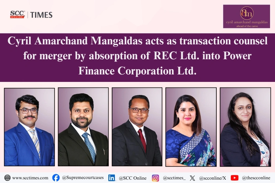CAM advises REC Ltd. merger