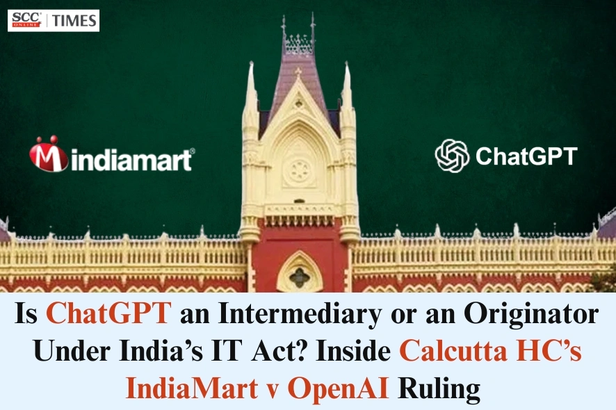 ChatGPT intermediary originator IT Act