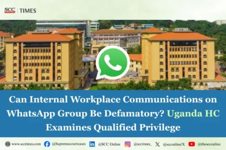 Defamation in workplace WhatsApp groups