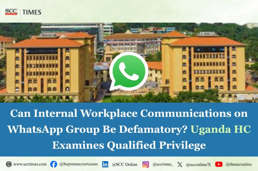 Defamation in workplace WhatsApp groups