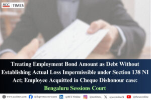 Employment bond cheque dishonour