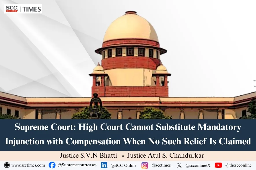 HC cannot substitute injunction with compensation