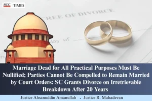 Irretrievable Breakdown of Marriage