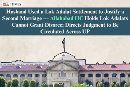 No Divorce Through Lok Adalat
