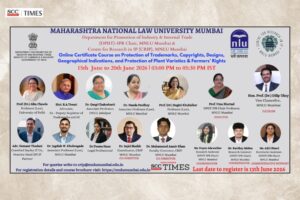 Online Certificate Course on IPR by MNLU Mumbai