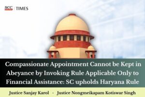 Rule 23(1) Compassionate Appointment