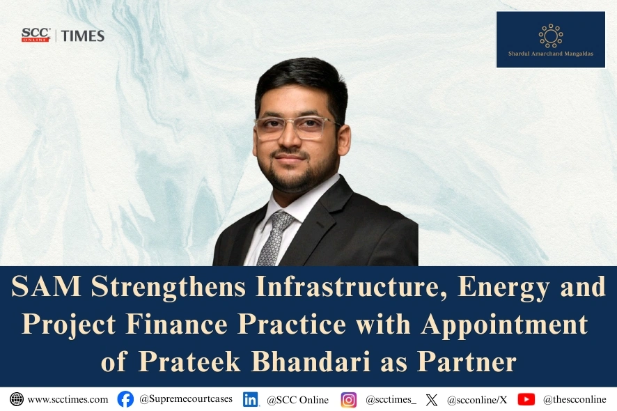 SAM appoints Prateek Bhandari as Partner